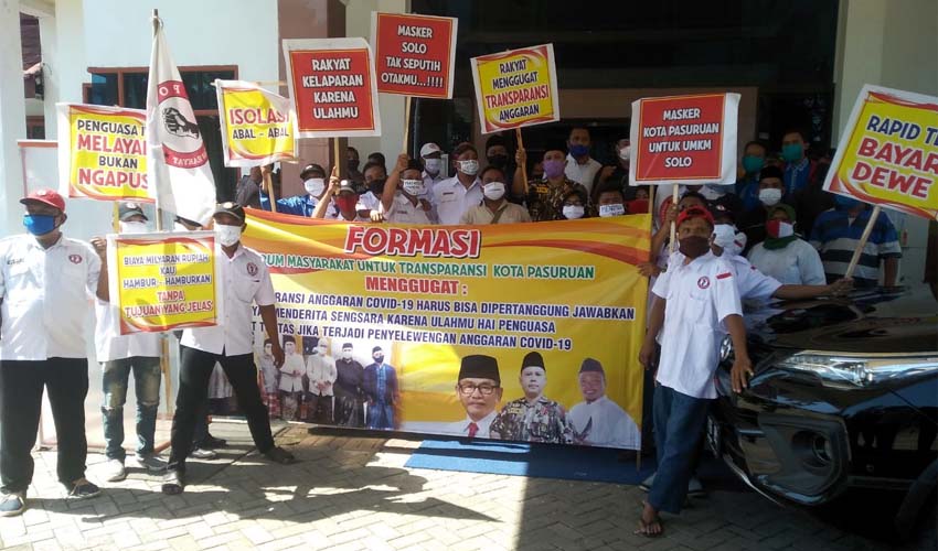 FORMASI Luruk Dewan, Pertanyakan Anggaran Covid 19